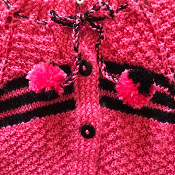 Hand knitted toddlers jacket for 2-3 years old, Little cardigan - Picture 3 of 8